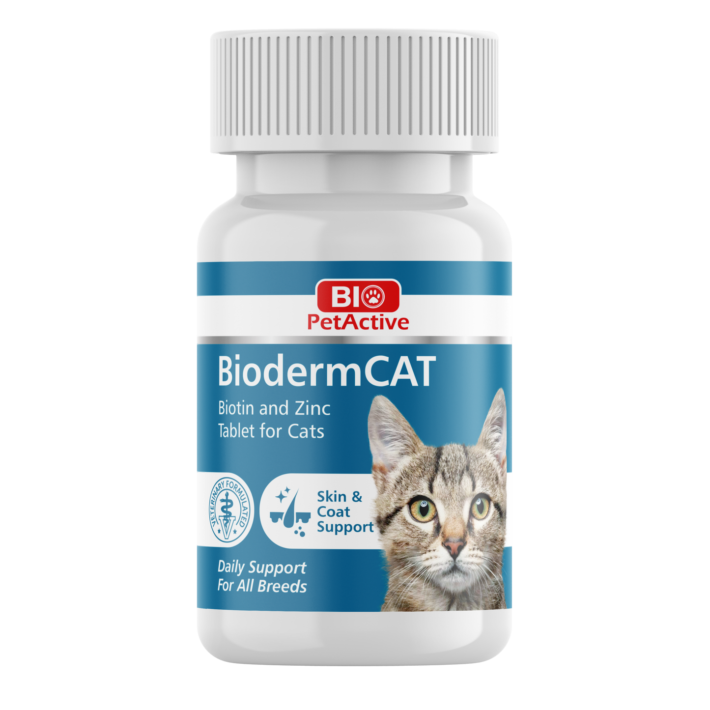 BiodermCAT Fellpflege mit Zink, Biotin und Omega-3
