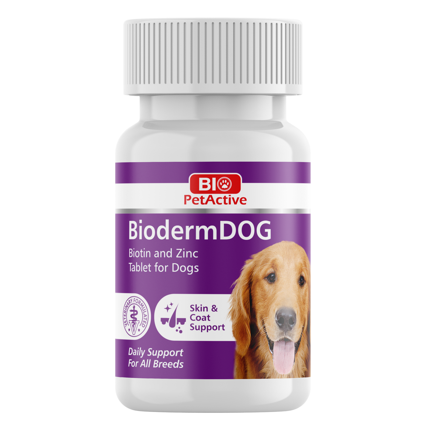 BiodermDOG Haut-Fellpflege mit Zink, Biotin und Omega-3