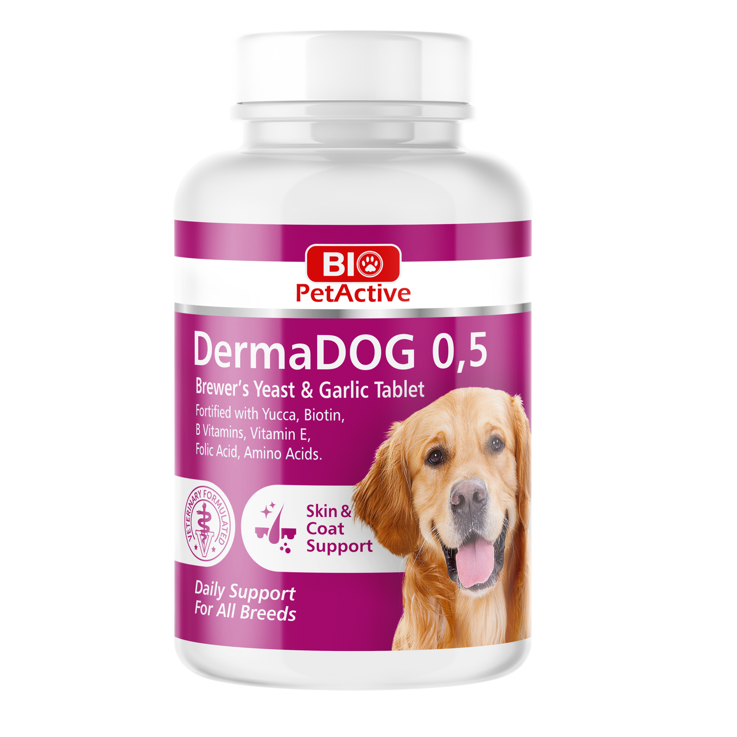 DermaDOG 0,5 Bierhefe & Knoblauch Tabletten für Hunde 150 Tab
