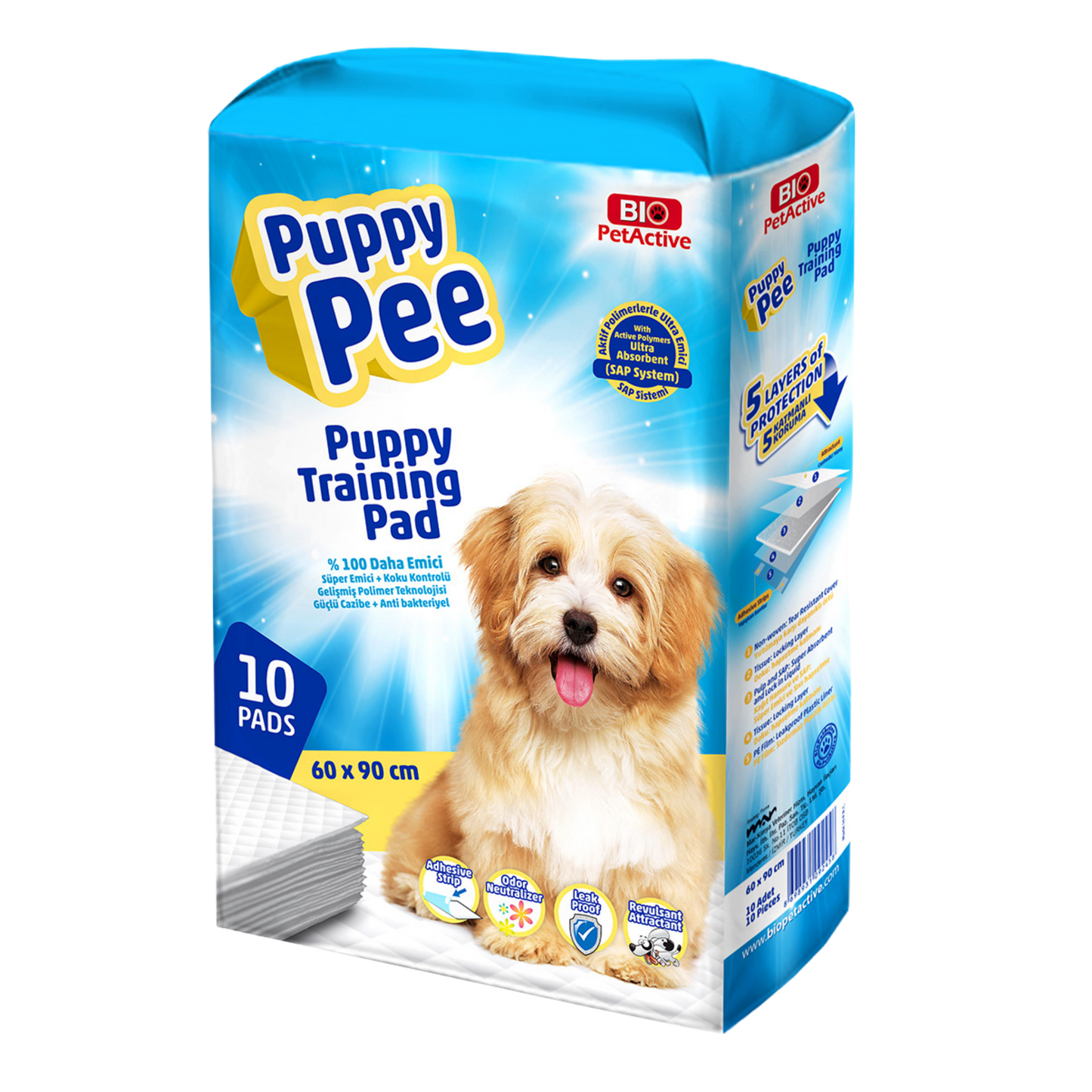 Puppy Trainer | Welpentrainingsspray für die Stubenreinheit 60x90 (Puppy Training Pads) (10 pcs)