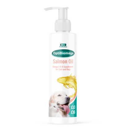 OptiBiomega Salmon Oil (Skin & Coat Support for Cats & Dogs)